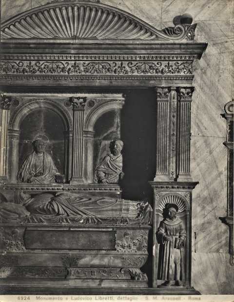 Moscioni, Romualdo — Monumento a Ludovico Libretti, dettaglio - S. M. Aracoeli - Roma — particolare